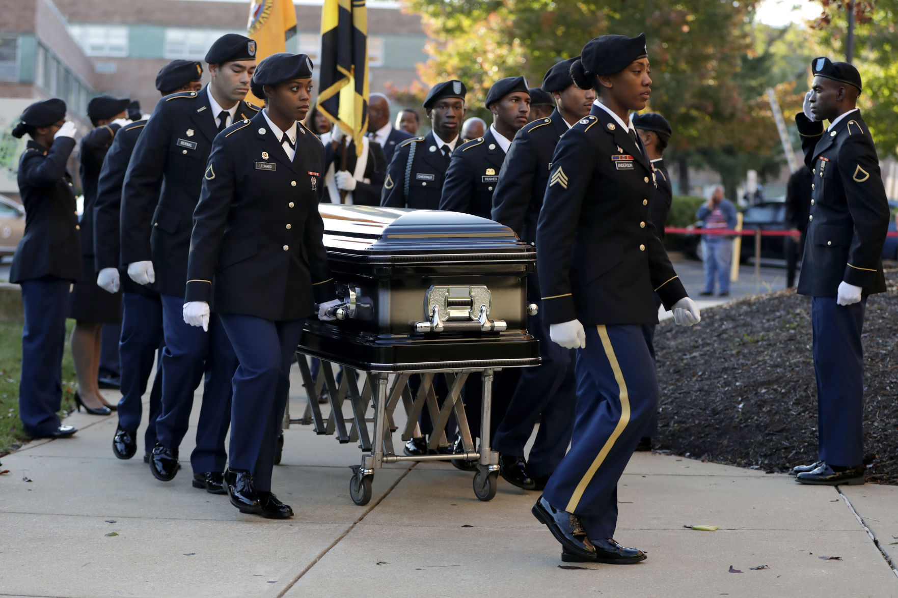 APTOPIX Cummings Funeral Services